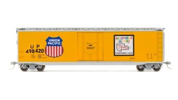 The Smoke Stack Hobby Shop - Rivarossi Box Car, Plug Door, Union Pacific # 498420