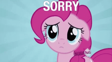 Image result for sorry mlp gif