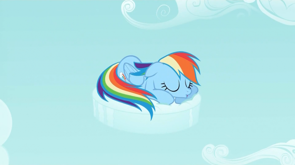 Image result for Rainbow Dash Napping