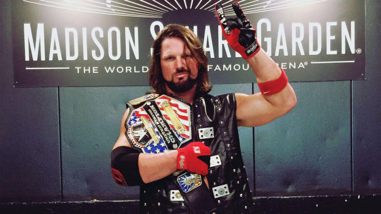 Image result for aj styles us champion