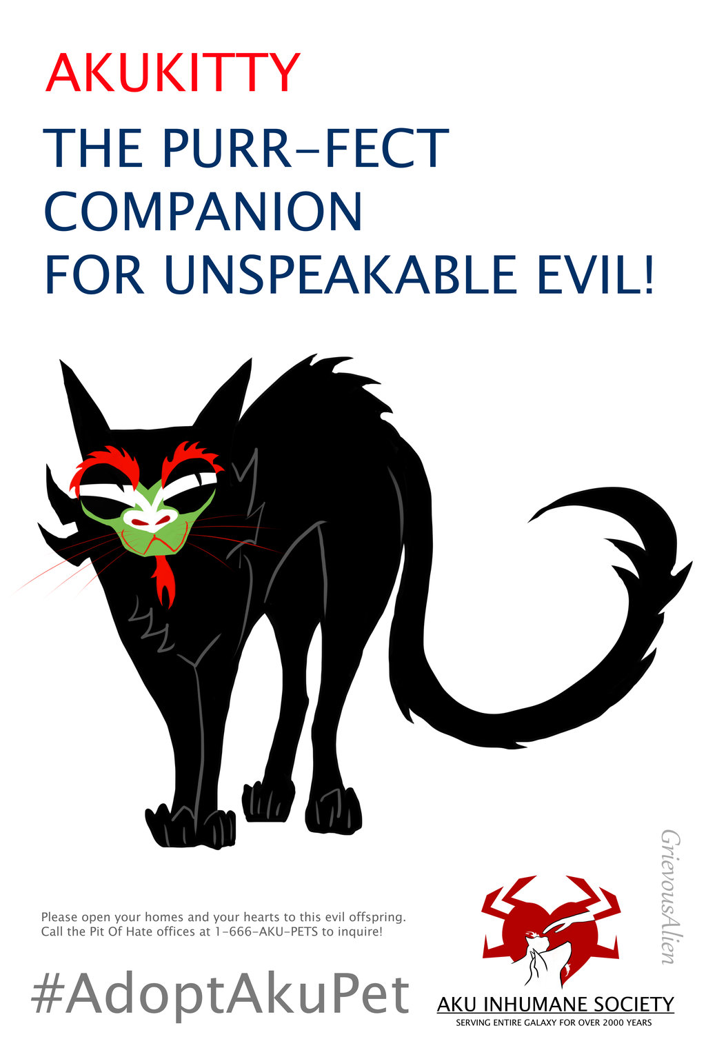 AKUKITTY (unspeakably evil) by GrievousAlien