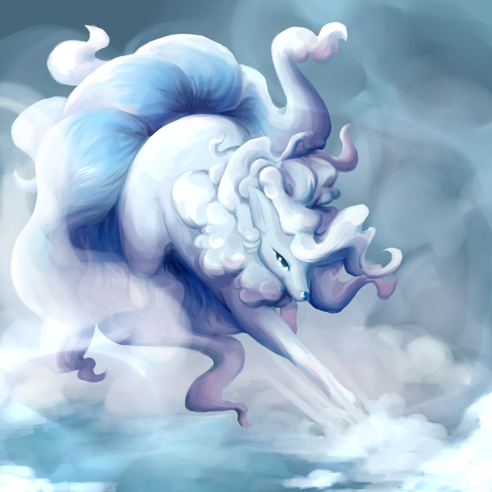 Alola Ninetales by Crashydelflou