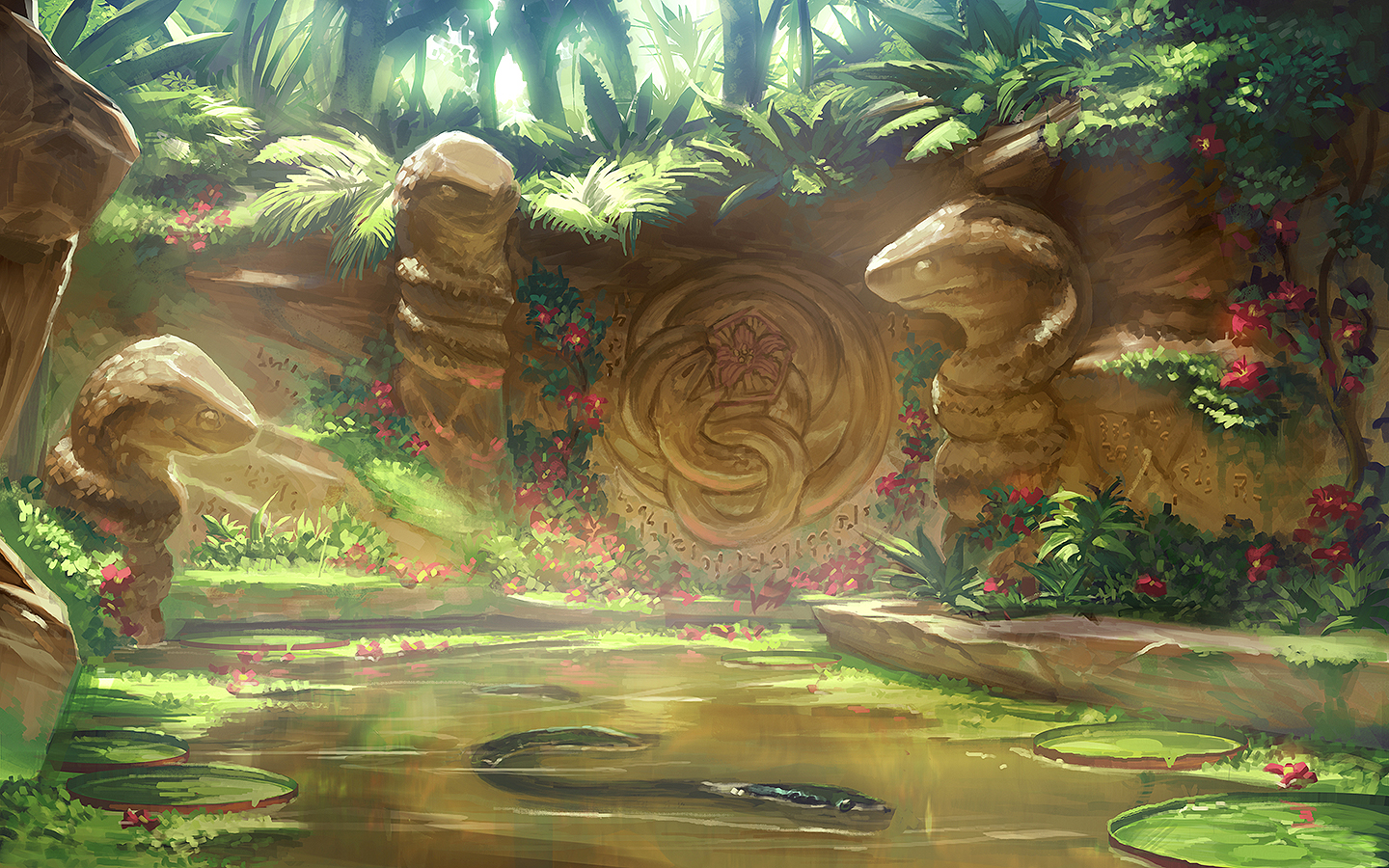 Ancient Pool (Legacy of The Blood Orchid) by The-Snake-Whisperer