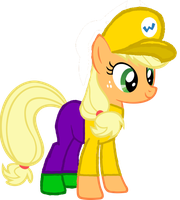 applejack_wario_by_zeospark16-d9ln61l.pn