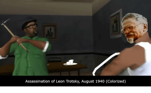 Resultado de imagem para the assassination of leon trotsky 1940 colorized