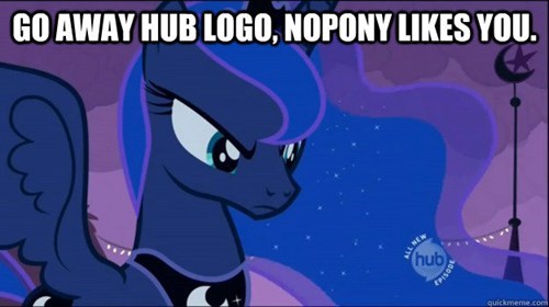 hub logo do not like princess luna - 7987303936