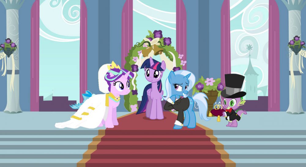 Starlight and Trixie's wedding by SwiftgaiatheBrony