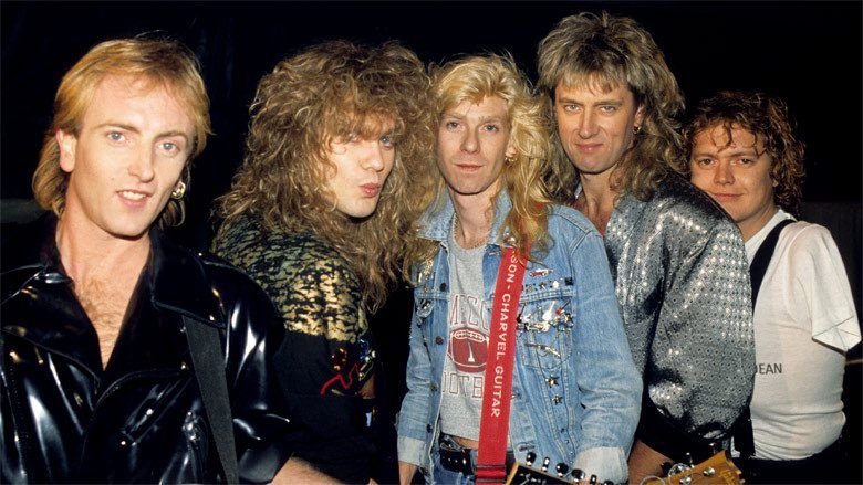 Steve Clark and Def Leppard at San Remo Festival, Italy 1988 ...