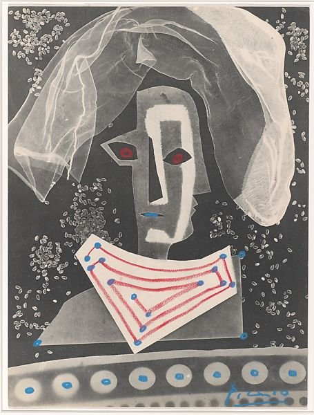 Pablo Picasso | The Bride As She Is, from "Diurnes: Decoupages and ...