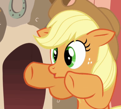 Resultado de imagem para applejack spooky gif