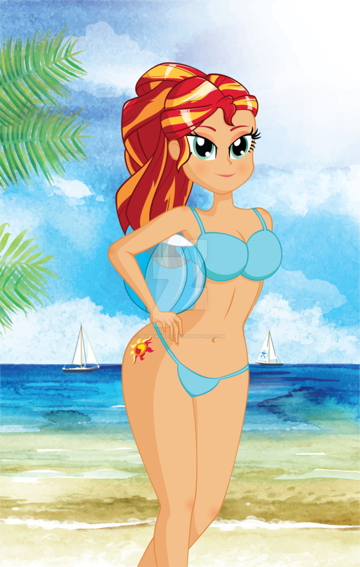 beachin__sunset_by_mahomontages-dawd7g2.