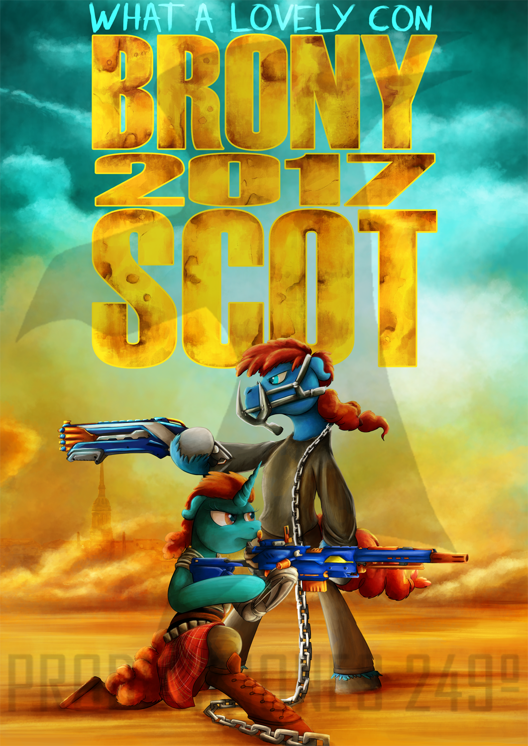 Brony Scot 2017 - Promo Poster by jamescorck