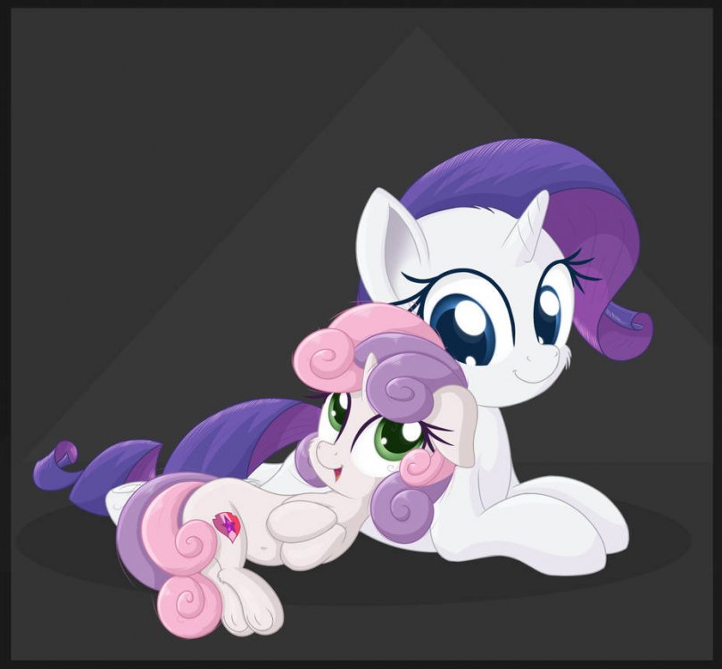 sweetie_belle_and_rarity_happy_by_vector