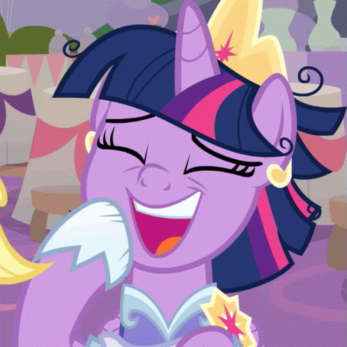 Image result for mlp laugh gif