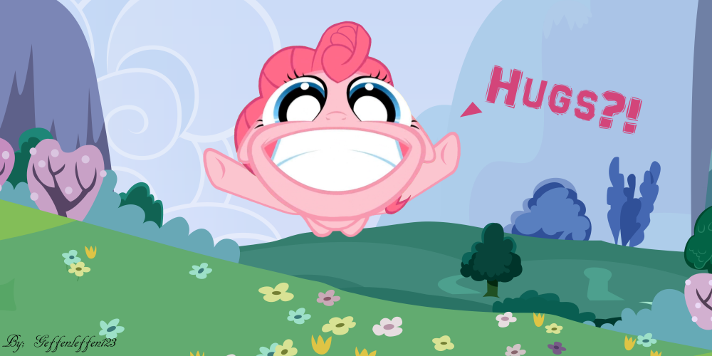 Pinkie Pie Hugs? by Geffenleffens on DeviantArt