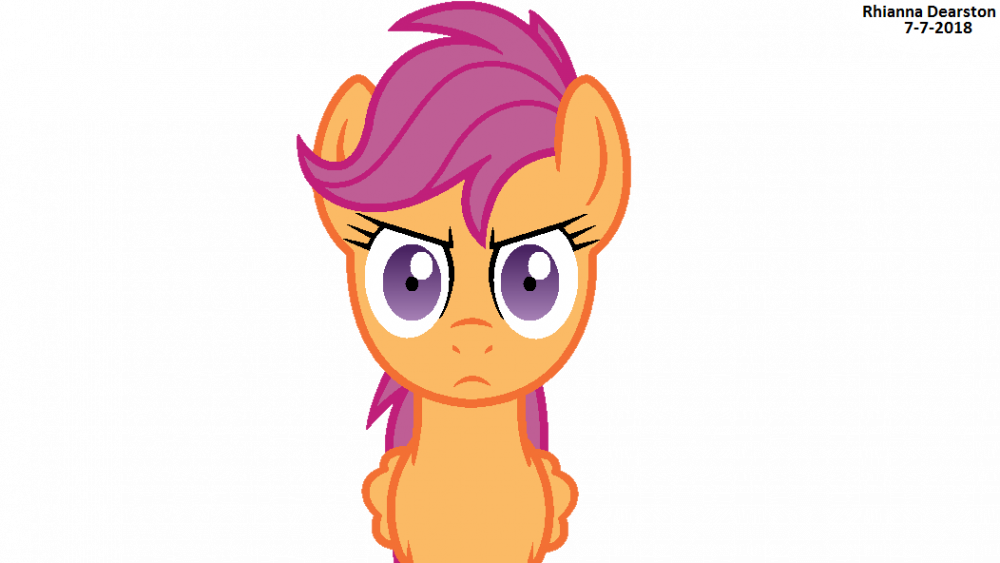 Image result for Angry scootaloo