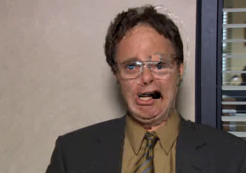 Dwight Schrute Scranton chin