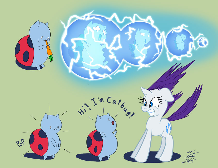 Catbug Surprise by Tsitra360