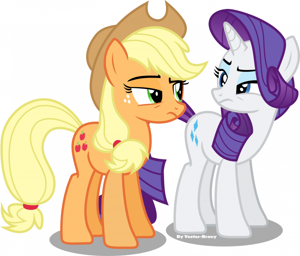 Image result for mlp applejack and rarity angry