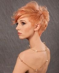 Image result for peach hair short
