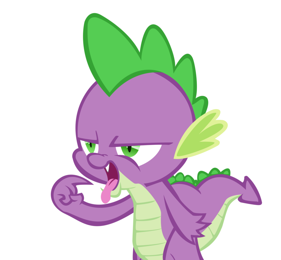 Image result for mlp spike long tongue fanart