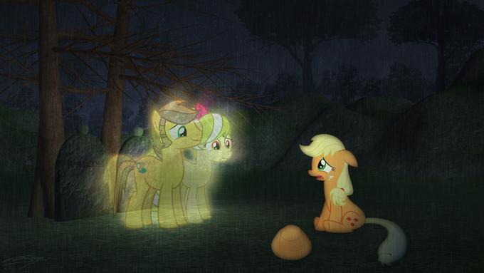 Applejack Rainbow Dash Pony art darkness phenomenon