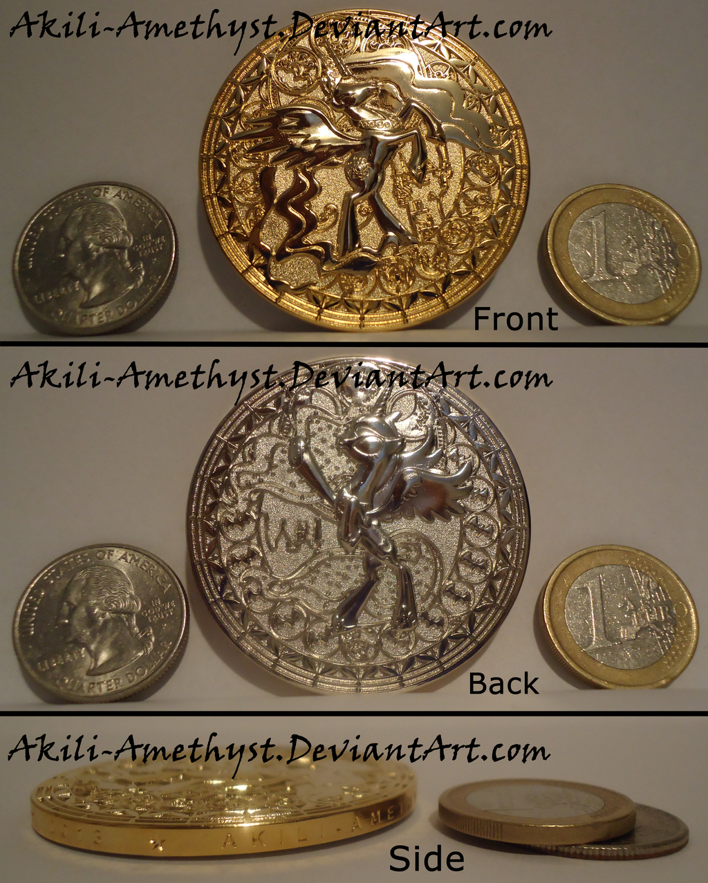 Celestia-Luna Coin -second run- by Akili-Amethyst
