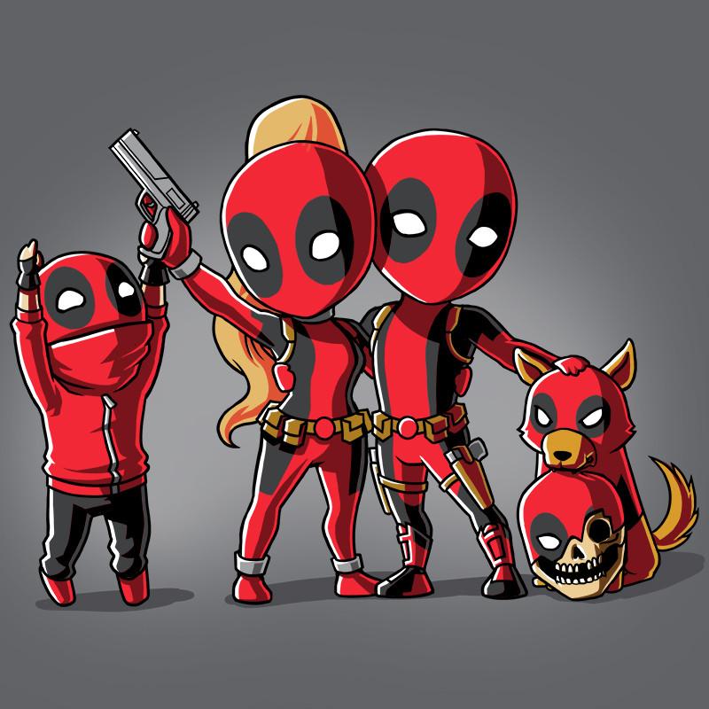 deadpool-family-t-shirt-teeturtle-marvel