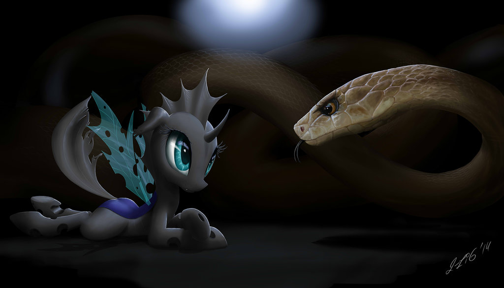 Changeling and the snake by ZiG-WORD