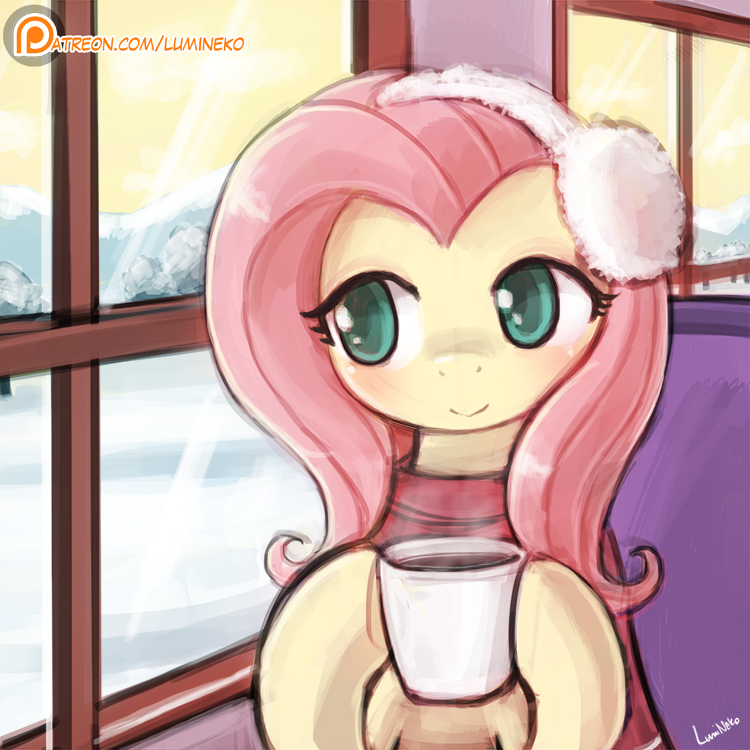 Image result for fluttershy coffee