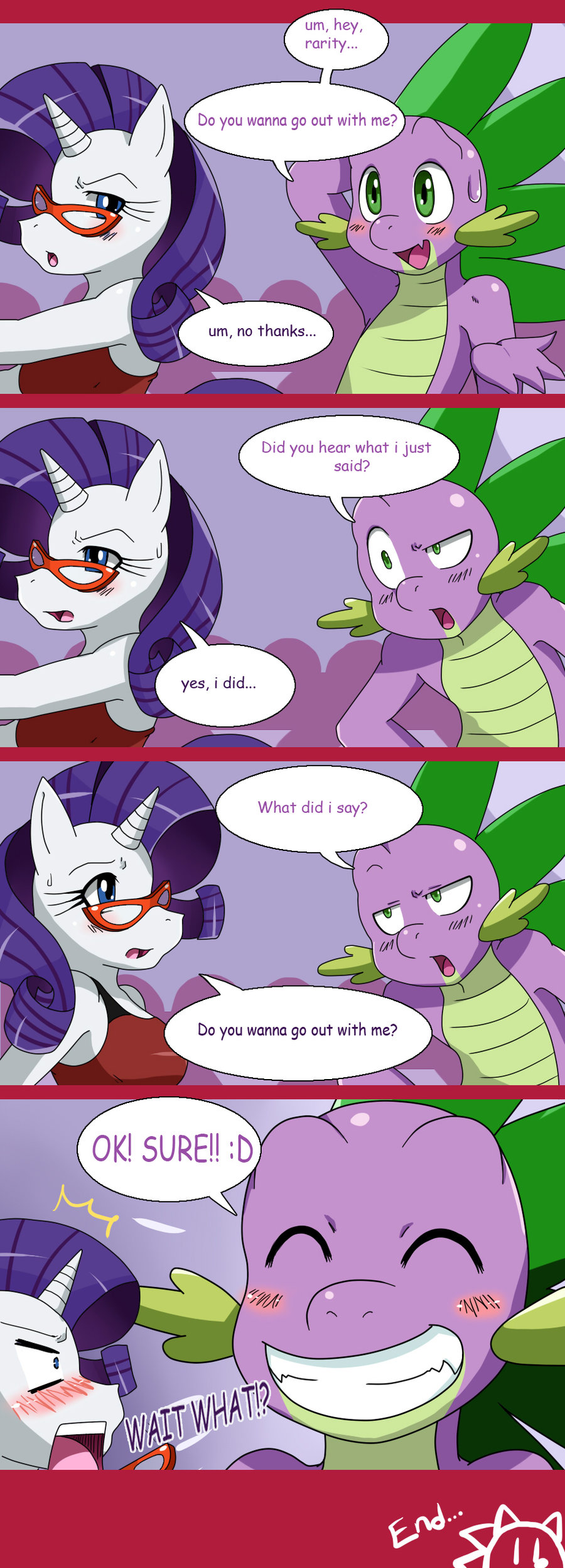 comic_spike_and_rarity_by_ss2sonic-d4hj9