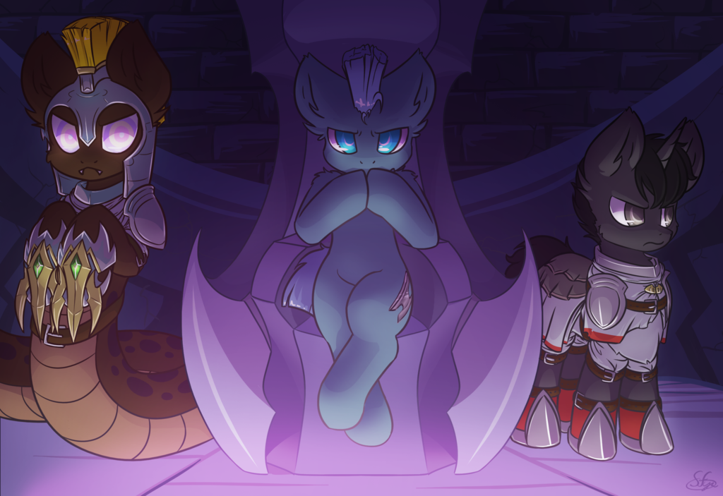 Commission - Trottermare and his Guards by Sapphfyr
