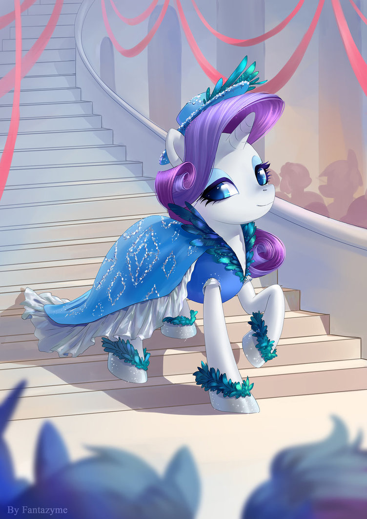 Commission: Rarity by fantazyme