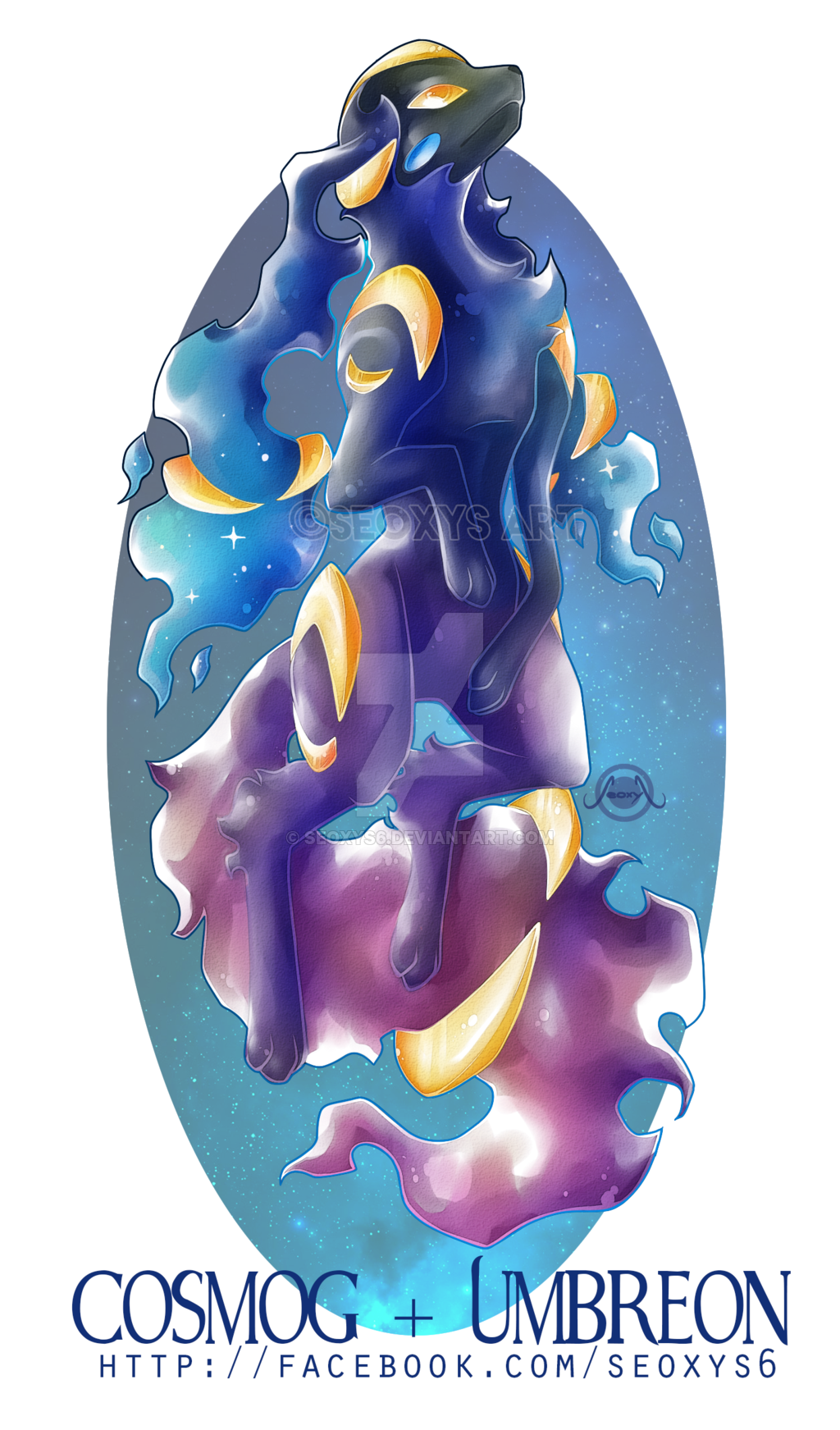 Cosmog X Umbreon by Seoxys6