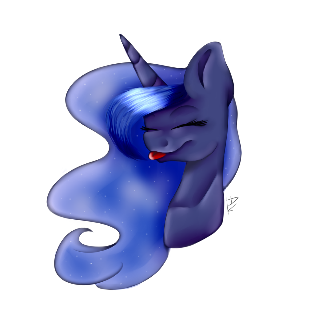 cute_luna_mlp__headshot_lineless__by_a_s