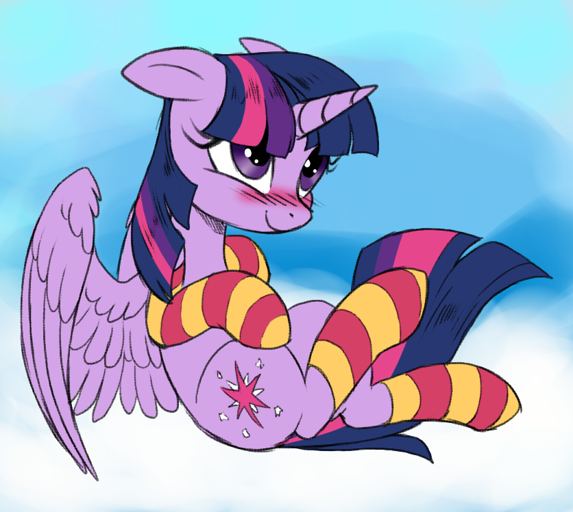 Cute Twilight in Socks by Neondash