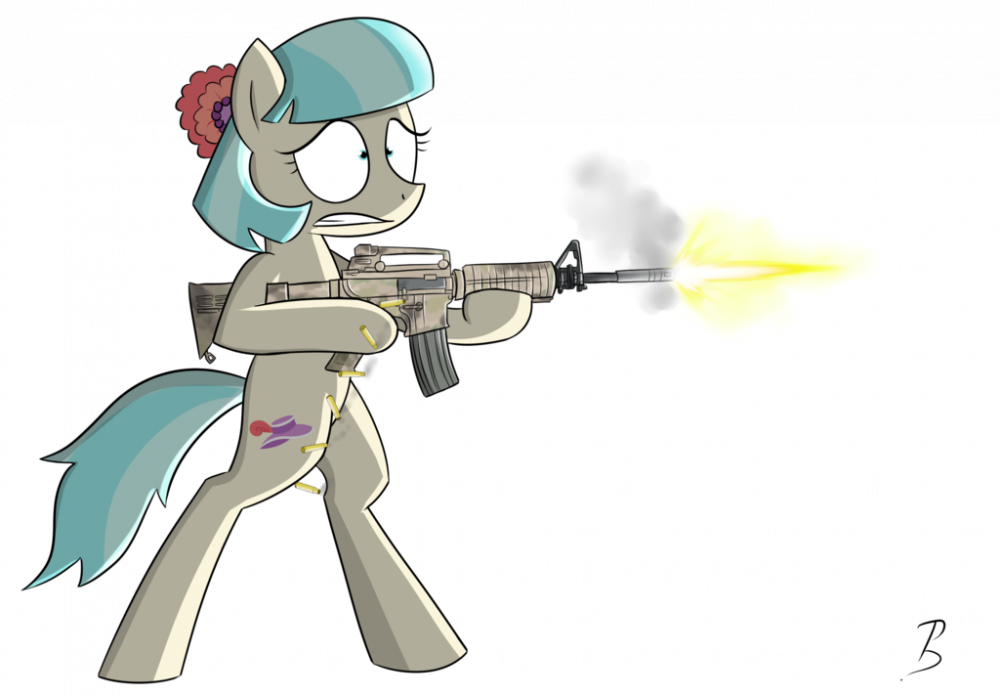 Image result for pony with a gun