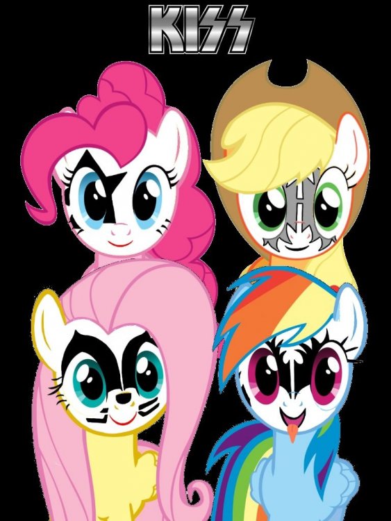 Image result for kiss band my little pony