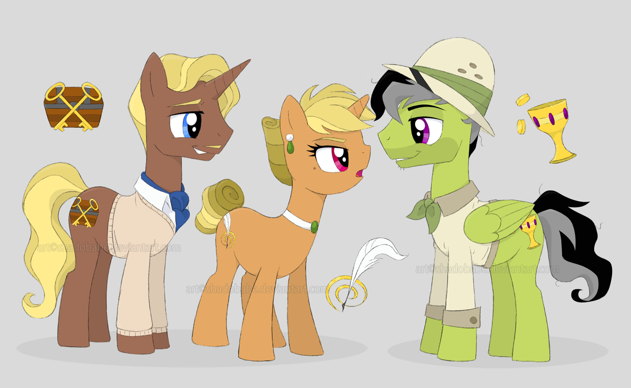 daring_do_s_family_by_shadobabe-d9lo355.