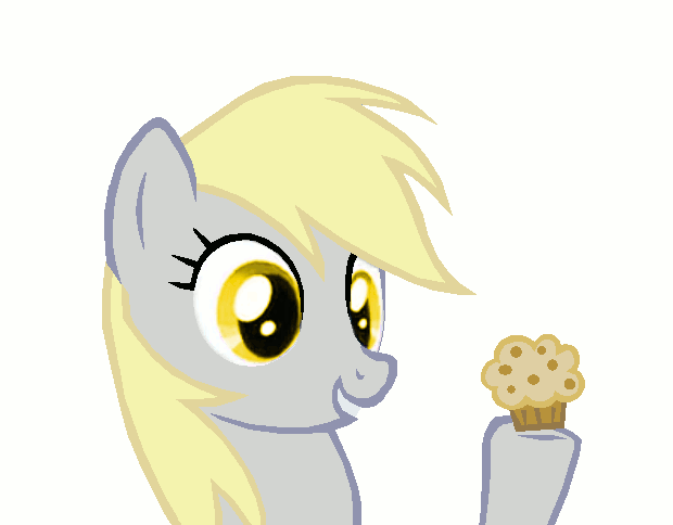 Image result for Derpy eating muffins