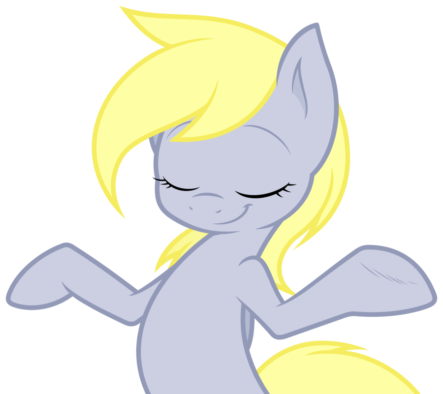 Image result for mlp derpy shrug art