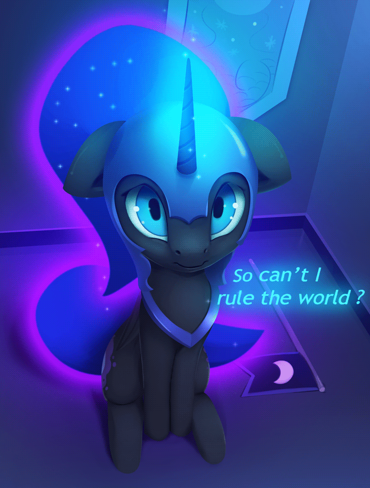 Disappointed Nightmare Moon by Rodrigues404