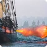 Image result for cannon firing