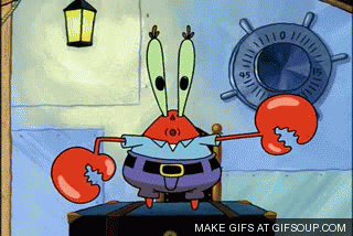 mr-krabs-robot-dance-o.gif (320×214) | Mr krabs, Funny spongebob ...