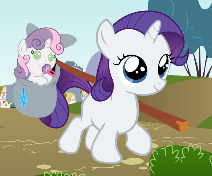 mlp baby sweetie belle and rarity ile ilgili görsel sonucu