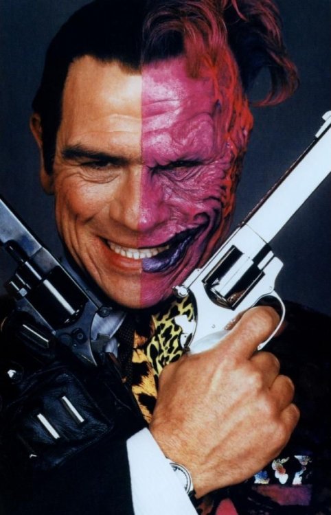 417536_570671272945325_1252644794_n | Two face batman, Tommy lee jones, Two  faces