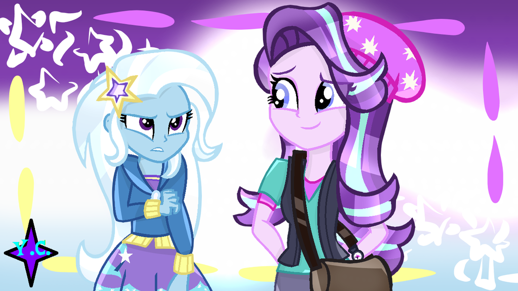 eqg_trixie_lulamoon_and_starlight_glimme