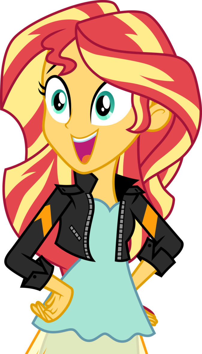 Excited Sunset Shimmer by CloudyGlow