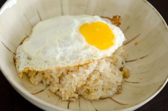 Image result for sunny egg on white rice