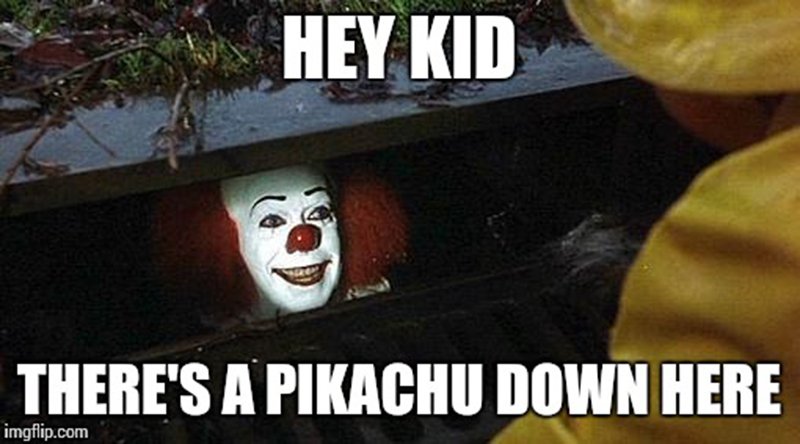 Image result for sewer clown meme